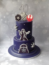 Star Wars cake 40th birthday cake